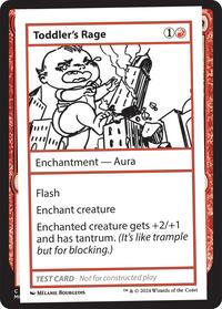 Toddler's Rage, Mystery Booster 2 Playtest Cards