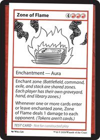 Zone of Flame, Mystery Booster 2 Playtest Cards