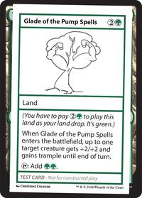 Glade of the Pump Spells, Mystery Booster 2 Playtest Cards