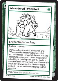 Meandered Towershell, Mystery Booster 2 Playtest Cards