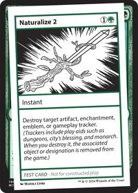 Naturalize 2, Mystery Booster 2 Playtest Cards