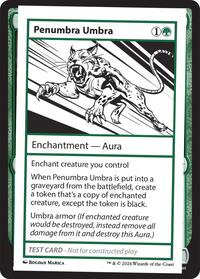 Penumbra Umbra, Mystery Booster 2 Playtest Cards