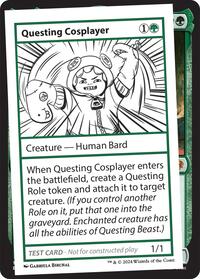 Questing Cosplayer, Mystery Booster 2 Playtest Cards