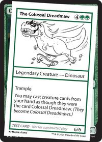The Colossal Dreadmaw, Mystery Booster 2 Playtest Cards