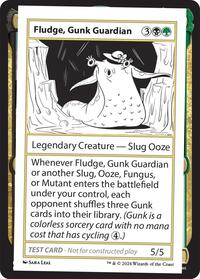 Fludge, Gunk Guardian, Mystery Booster 2 Playtest Cards