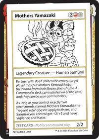 Mothers Yamazaki, Mystery Booster 2 Playtest Cards