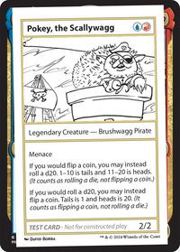Pokey, the Scallywagg, Mystery Booster 2 Playtest Cards