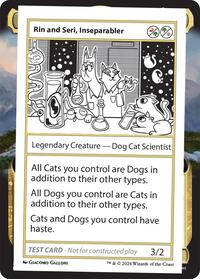 Rin and Seri, Inseparabler, Mystery Booster 2 Playtest Cards