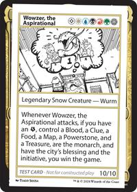 Wowzer, the Aspirational, Mystery Booster 2 Playtest Cards