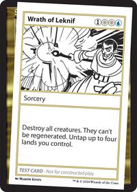 Wrath of Leknif, Mystery Booster 2 Playtest Cards