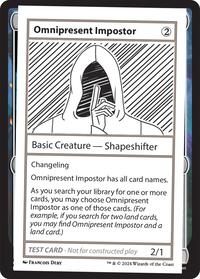 Omnipresent Impostor, Mystery Booster 2 Playtest Cards