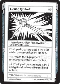 Luxior, Ignited, Mystery Booster 2 Playtest Cards
