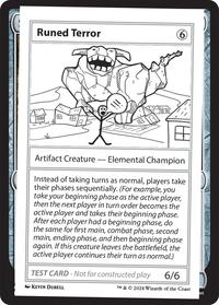 Runed Terror, Mystery Booster 2 Playtest Cards