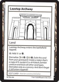 Lazotep Archway, Mystery Booster 2 Playtest Cards