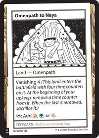 Omenpath to Naya, Mystery Booster 2 Playtest Cards