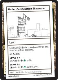 Under-Construction Skyscraper, Mystery Booster 2 Playtest Cards