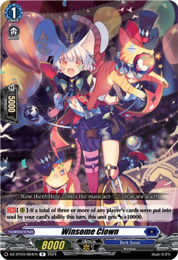 Winsome Clown, Standard, front
