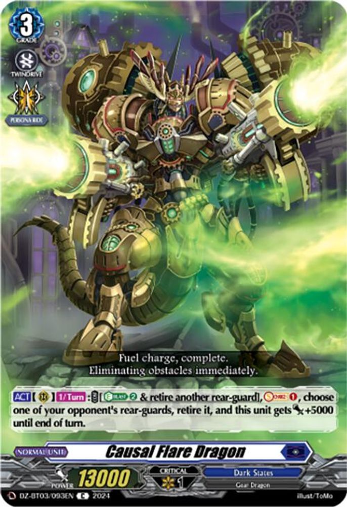Causal Flare Dragon, Standard, front