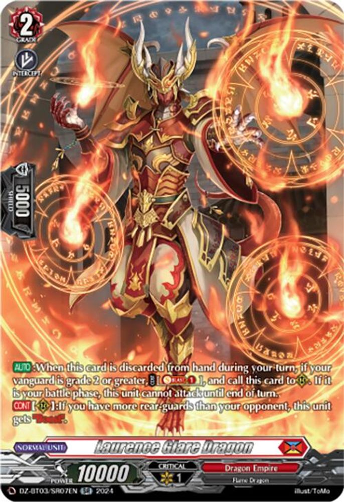Laurence Glare Dragon (SR), Standard, front