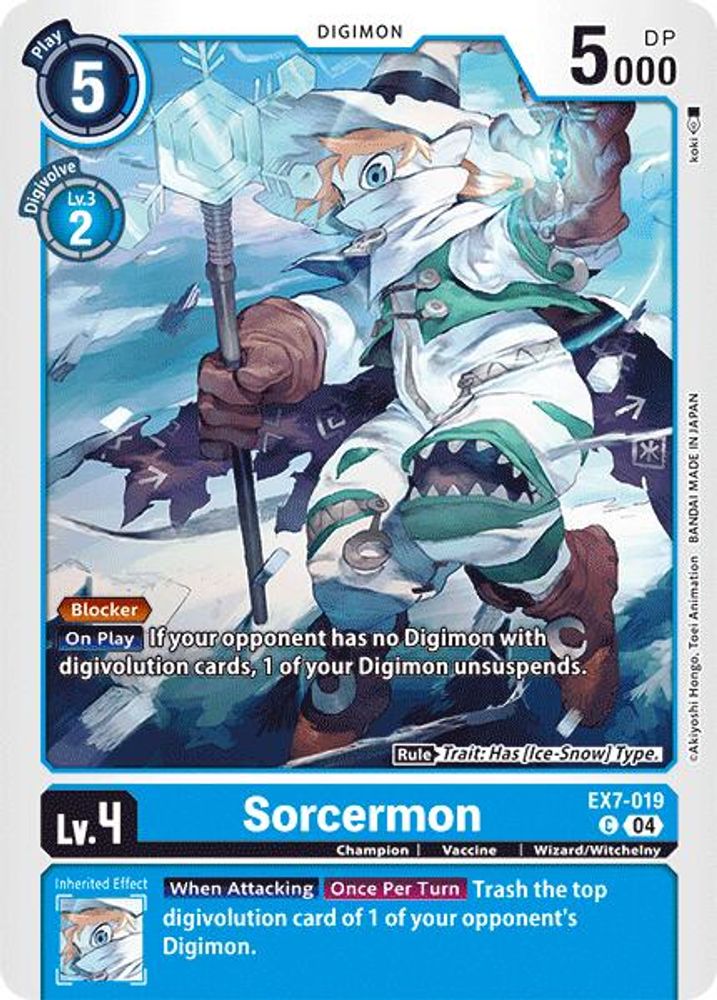 Sorcermon, Standard, front