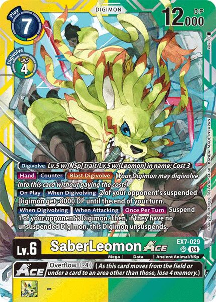 SaberLeomon ACE, Foil, front