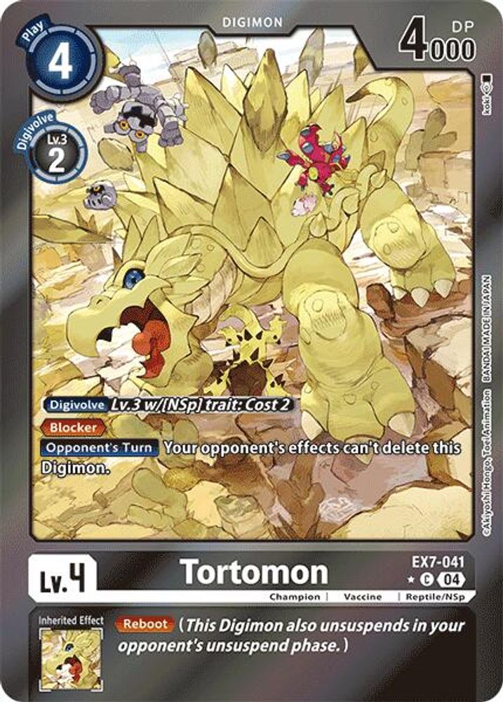 Tortomon (Foil), Foil, front