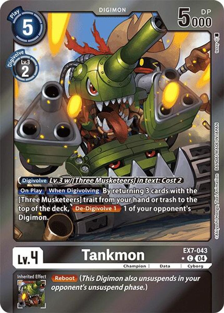 Tankmon (Foil), Foil, front