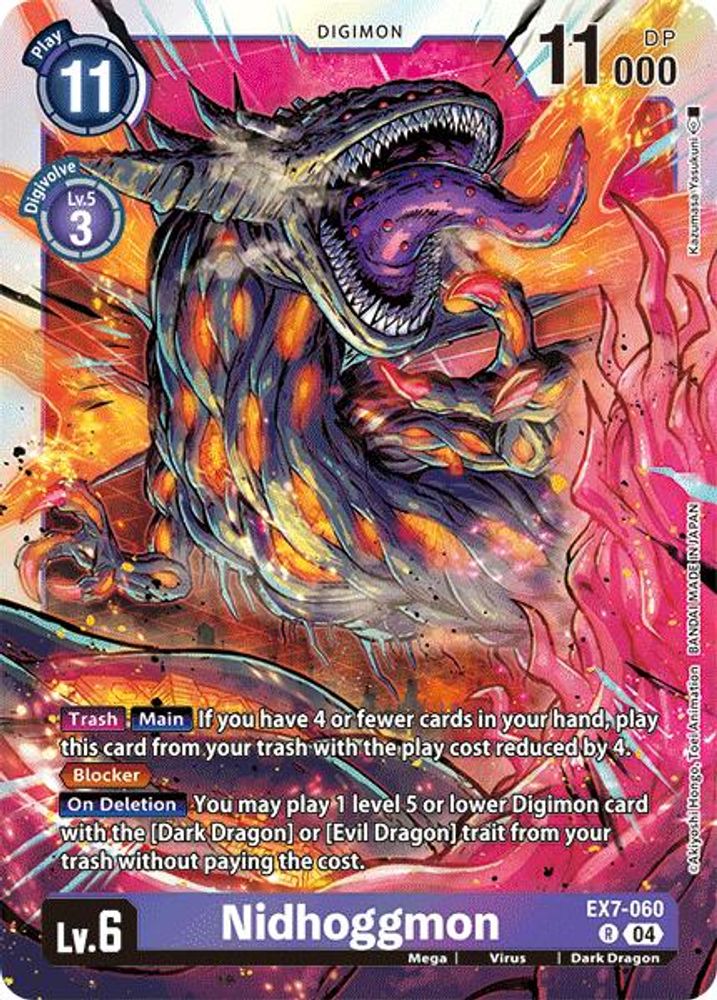 Nidhoggmon, Foil, front