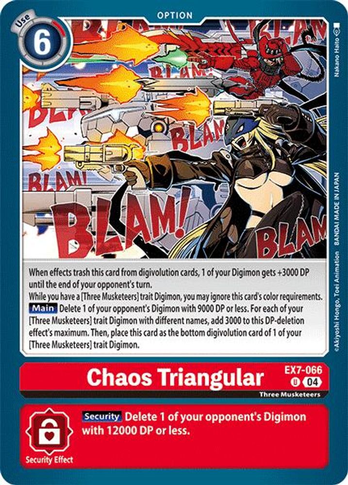 Chaos Triangular, Standard, front
