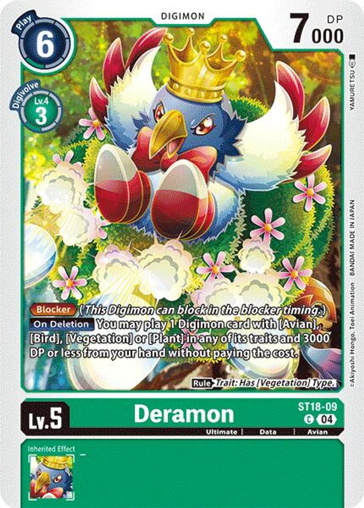 Deramon, Standard, front