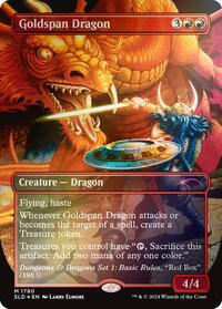 Goldspan Dragon (Rainbow Foil), Secret Lair Drop Series