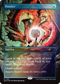 Ponder (1783) (Rainbow Foil), Secret Lair Drop Series