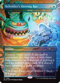 Beholder's Slowing Ray - Delay (Rainbow Foil), Secret Lair Drop Series