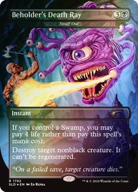 Beholder's Death Ray - Snuff Out (Rainbow Foil), Secret Lair Drop Series