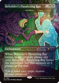 Beholder's Paralyzing Ray - Oubliette (Rainbow Foil), Secret Lair Drop Series