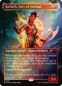 Karlach, Fury of Avernus (Rainbow Foil), Secret Lair Drop Series