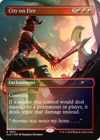 City on Fire (Rainbow Foil), Secret Lair Drop Series