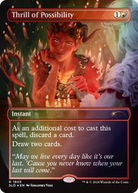 Thrill of Possibility (1805) (Rainbow Foil), Secret Lair Drop Series