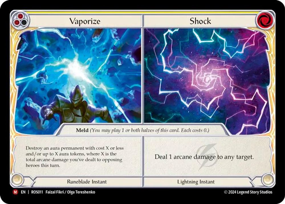 Vaporize // Shock, Standard, front