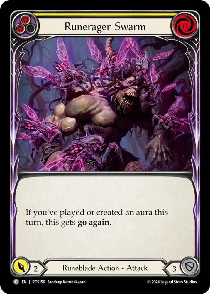 Runerager Swarm (Yellow), Standard, front