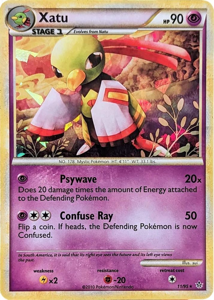Xatu - 11/95 (Cracked Ice Holo)