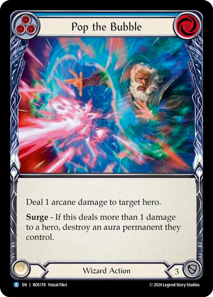 Pop the Bubble (Blue), Standard, front