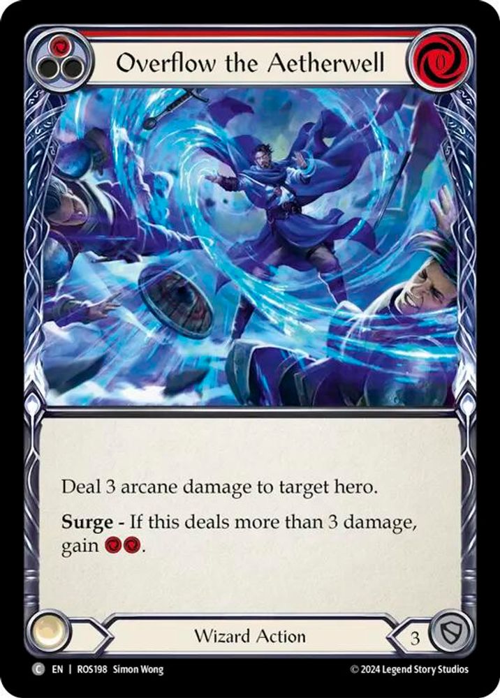 Overflow the Aetherwell (Red), Standard, front