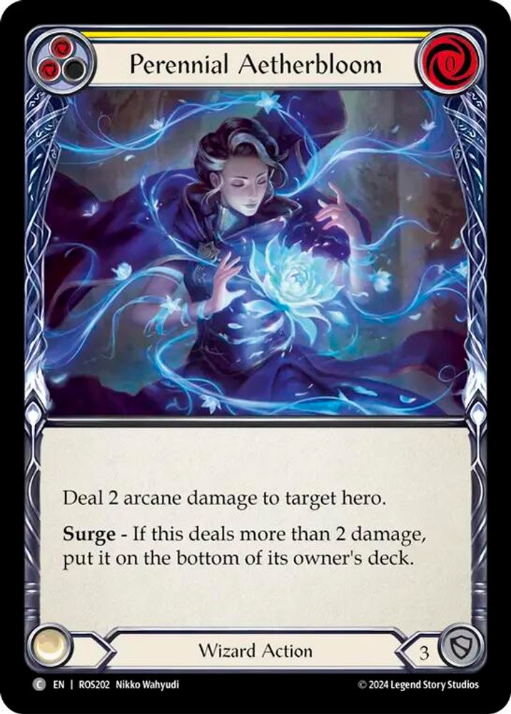 Perennial Aetherbloom (Yellow), Standard, front