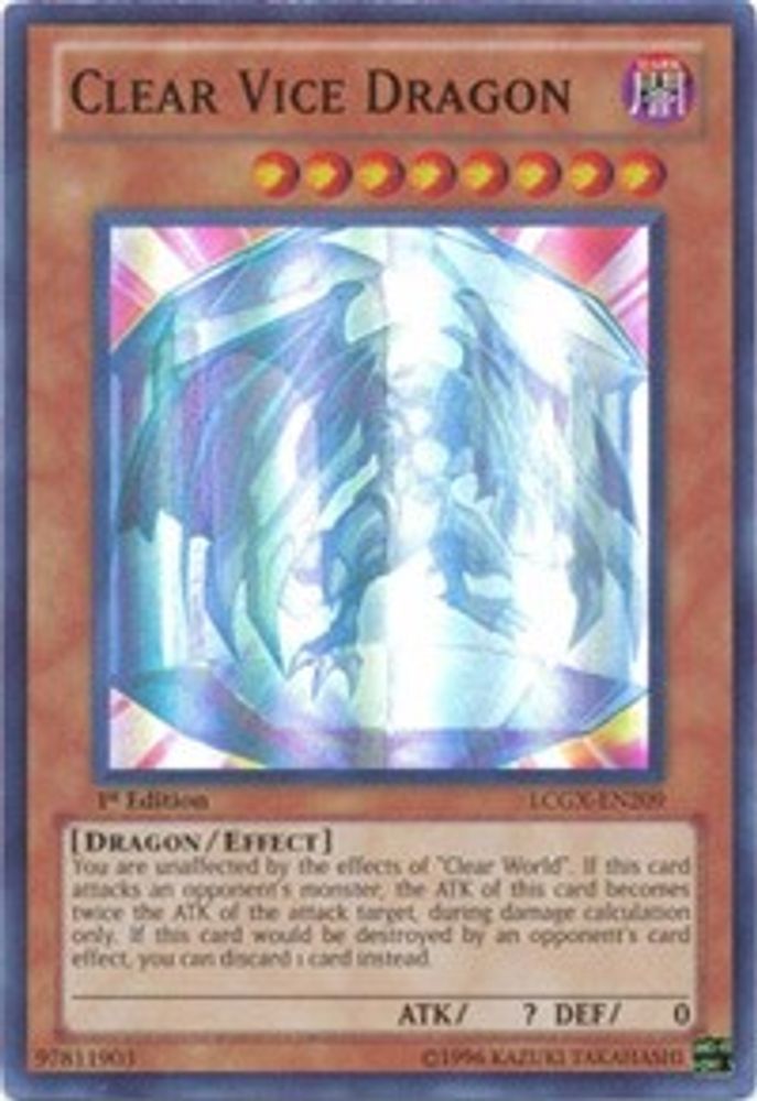 Clear Vice Dragon, 1st-edition, front