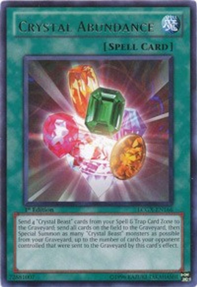 Crystal Abundance, Unlimited, front