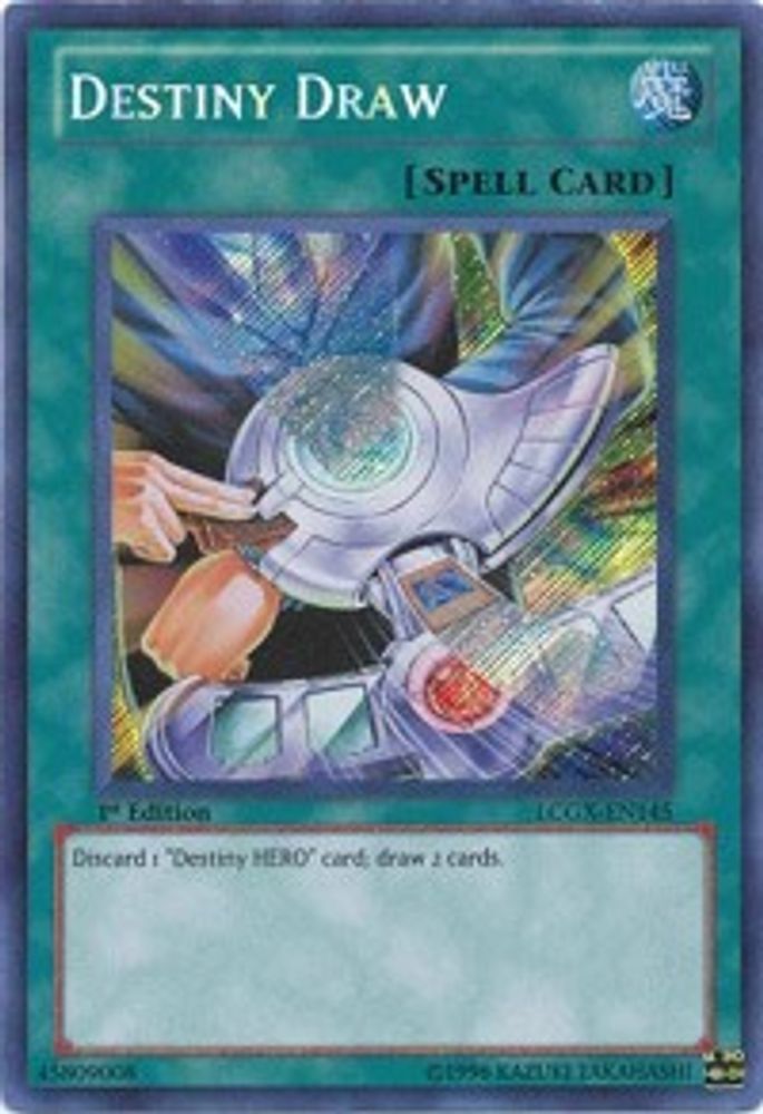 Destiny Draw, 1st-edition, front