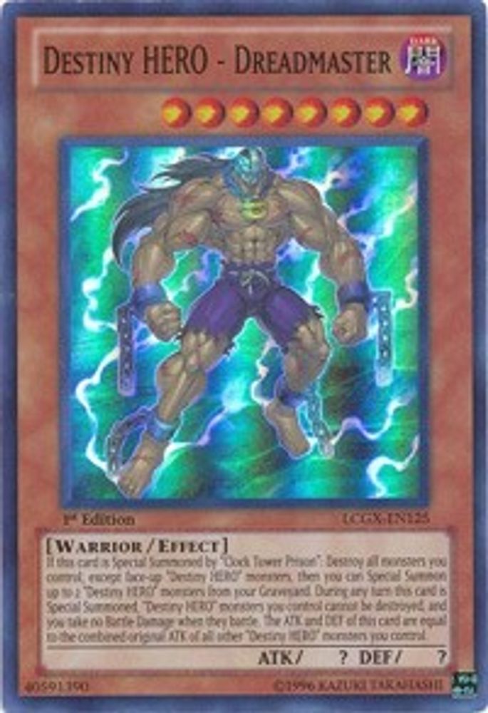 Destiny HERO - Dreadmaster, 1st-edition, front