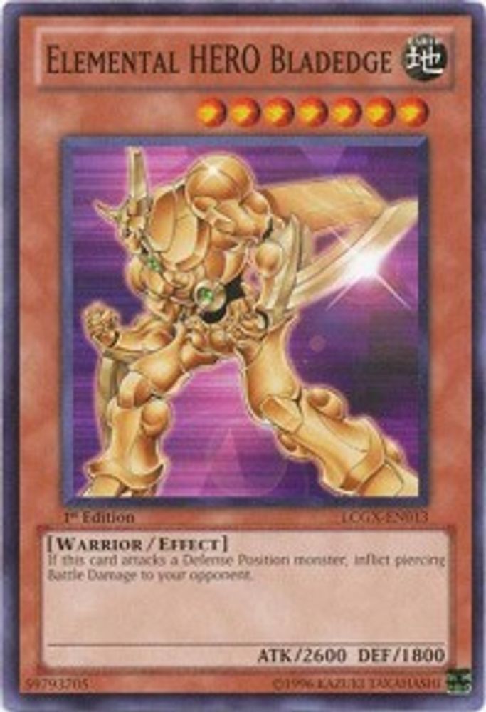 Elemental HERO Bladedge, 1st-edition, front