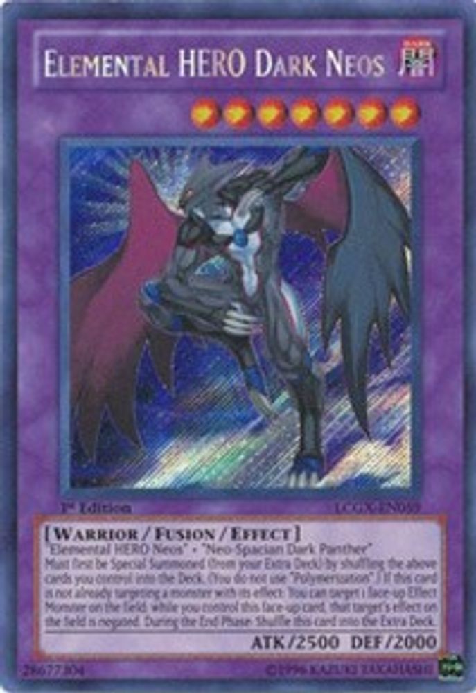 Elemental HERO Dark Neos, 1st-edition, front